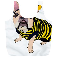 English Bulldog T- Shirt English Bee Dog T- Shirt Full Print Recycle Bag (xl) by ZUXUMI