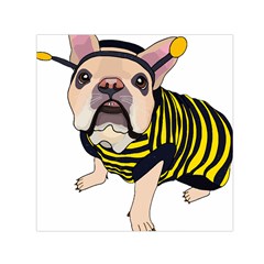 English Bulldog T- Shirt English Bee Dog T- Shirt Square Satin Scarf (30  X 30 ) by ZUXUMI