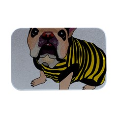 English Bulldog T- Shirt English Bee Dog T- Shirt Open Lid Metal Box (silver)   by ZUXUMI