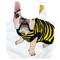 English Bulldog T- Shirt English Bee Dog T- Shirt Full Print Recycle Bag (xxl) by ZUXUMI