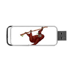 Orangutan T-shirtwhite Look Calm Orangutan 08 T-shirt Portable Usb Flash (one Side) by EnriqueJohnson