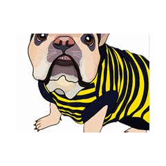 English Bulldog T- Shirt English Bee Dog T- Shirt Premium Plush Fleece Blanket (mini) by ZUXUMI