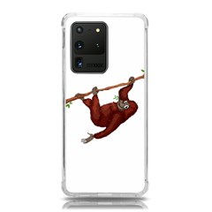 Orangutan T-shirtwhite Look Calm Orangutan 08 T-shirt Samsung Galaxy S20 Ultra 6 9 Inch Tpu Uv Case by EnriqueJohnson