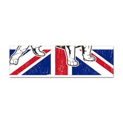 English Bulldog T- Shirt English Bulldog - English Bulldog Union Jack Flag T- Shirt Sticker (bumper) by ZUXUMI