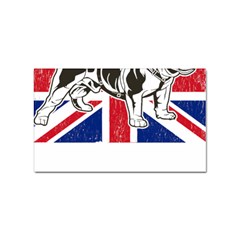 English Bulldog T- Shirt English Bulldog - English Bulldog Union Jack Flag T- Shirt Sticker Rectangular (10 Pack) by ZUXUMI