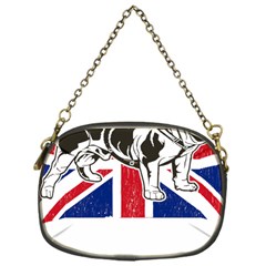 English Bulldog T- Shirt English Bulldog - English Bulldog Union Jack Flag T- Shirt Chain Purse (one Side) by ZUXUMI