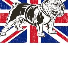 English Bulldog T- Shirt English Bulldog - English Bulldog Union Jack Flag T- Shirt Play Mat (square) by ZUXUMI