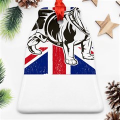 English Bulldog T- Shirt English Bulldog - English Bulldog Union Jack Flag T- Shirt Ornament (bell) by ZUXUMI