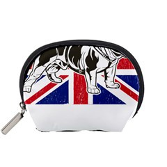 English Bulldog T- Shirt English Bulldog - English Bulldog Union Jack Flag T- Shirt Accessory Pouch (small) by ZUXUMI