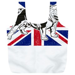 English Bulldog T- Shirt English Bulldog - English Bulldog Union Jack Flag T- Shirt Full Print Recycle Bag (xxl) by ZUXUMI