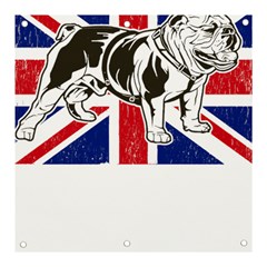 English Bulldog T- Shirt English Bulldog - English Bulldog Union Jack Flag T- Shirt Banner And Sign 3  X 3  by ZUXUMI