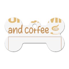 Origami T-shirtif It Involves Coffee Origami T-shirt Dog Tag Bone (two Sides) by EnriqueJohnson