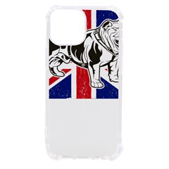 English Bulldog T- Shirt English Bulldog - English Bulldog Union Jack Flag T- Shirt Iphone 13 Mini Tpu Uv Print Case by ZUXUMI