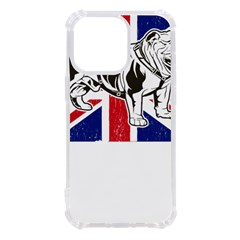 English Bulldog T- Shirt English Bulldog - English Bulldog Union Jack Flag T- Shirt Iphone 13 Pro Tpu Uv Print Case by ZUXUMI