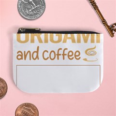 Origami T-shirtif It Involves Coffee Origami T-shirt Mini Coin Purse by EnriqueJohnson