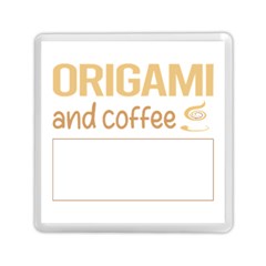 Origami T-shirtif It Involves Coffee Origami T-shirt Memory Card Reader (square) by EnriqueJohnson