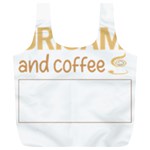 Origami T-shirtif It Involves Coffee Origami T-shirt Full Print Recycle Bag (XL) Front