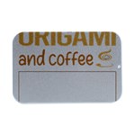 Origami T-shirtif It Involves Coffee Origami T-shirt Open Lid Metal Box (Silver)   Front