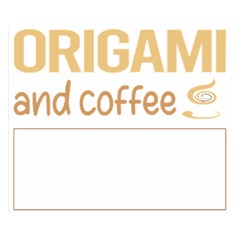 Origami T-shirtif It Involves Coffee Origami T-shirt Premium Plush Fleece Blanket (small) by EnriqueJohnson