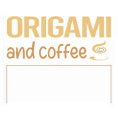 Origami T-shirtif It Involves Coffee Origami T-shirt Premium Plush Fleece Blanket (medium) by EnriqueJohnson