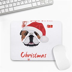 English Bulldog T- Shirt English Bulldog Merry Christmas T- Shirt (1) Small Mousepad by ZUXUMI