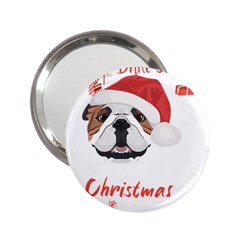 English Bulldog T- Shirt English Bulldog Merry Christmas T- Shirt (1) 2 25  Handbag Mirrors by ZUXUMI