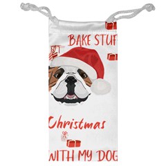 English Bulldog T- Shirt English Bulldog Merry Christmas T- Shirt (1) Jewelry Bag by ZUXUMI