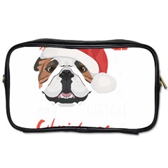 English Bulldog T- Shirt English Bulldog Merry Christmas T- Shirt (1) Toiletries Bag (two Sides) by ZUXUMI