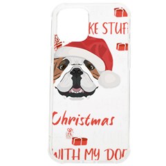 English Bulldog T- Shirt English Bulldog Merry Christmas T- Shirt (1) Iphone 12 Pro Max Tpu Uv Print Case by ZUXUMI