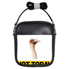 Ostrich T-shirtnope Not Today Ostrich 47 T-shirt Girls Sling Bag by EnriqueJohnson