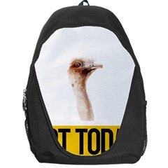 Ostrich T-shirtnope Not Today Ostrich 47 T-shirt Backpack Bag by EnriqueJohnson