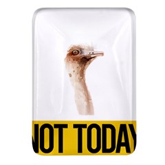 Ostrich T-shirtnope Not Today Ostrich 47 T-shirt Rectangular Glass Fridge Magnet (4 Pack) by EnriqueJohnson