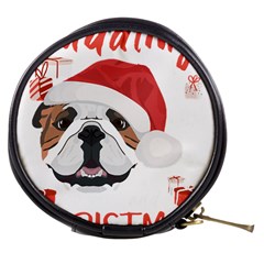 English Bulldog T- Shirt English Bulldog Merry Christmas T- Shirt (2) Mini Makeup Bag by ZUXUMI