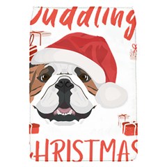 English Bulldog T- Shirt English Bulldog Merry Christmas T- Shirt (2) Removable Flap Cover (s) by ZUXUMI