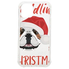 English Bulldog T- Shirt English Bulldog Merry Christmas T- Shirt (2) Iphone 12 Mini Tpu Uv Print Case	 by ZUXUMI