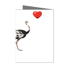 Ostrich T-shirtsteal Your Heart Ostrich 05 T-shirt Mini Greeting Cards (pkg Of 8) by EnriqueJohnson