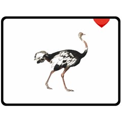 Ostrich T-shirtsteal Your Heart Ostrich 05 T-shirt Fleece Blanket (large) by EnriqueJohnson