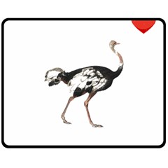 Ostrich T-shirtsteal Your Heart Ostrich 05 T-shirt Fleece Blanket (medium) by EnriqueJohnson