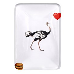 Ostrich T-shirtsteal Your Heart Ostrich 05 T-shirt Rectangular Glass Fridge Magnet (4 Pack) by EnriqueJohnson