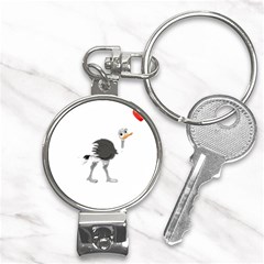 Ostrich T-shirtsteal Your Heart Ostrich 09 T-shirt Nail Clippers Key Chain by EnriqueJohnson