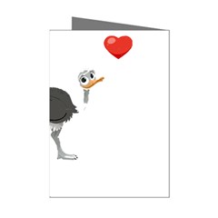 Ostrich T-shirtsteal Your Heart Ostrich 09 T-shirt Mini Greeting Cards (pkg Of 8) by EnriqueJohnson