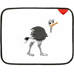 Ostrich T-shirtsteal Your Heart Ostrich 09 T-shirt Fleece Blanket (mini) by EnriqueJohnson