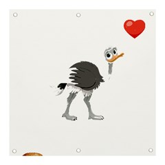 Ostrich T-shirtsteal Your Heart Ostrich 09 T-shirt Banner And Sign 3  X 3  by EnriqueJohnson