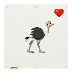 Ostrich T-shirtsteal Your Heart Ostrich 09 T-shirt Banner And Sign 4  X 4  by EnriqueJohnson