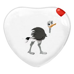 Ostrich T-shirtsteal Your Heart Ostrich 09 T-shirt Heart Glass Fridge Magnet (4 Pack) by EnriqueJohnson