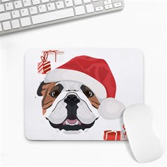 English Bulldog T- Shirt English Bulldog Merry Christmas T- Shirt (4) Small Mousepad by ZUXUMI