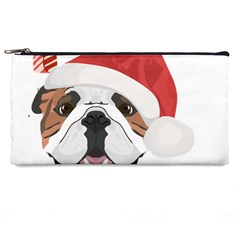 English Bulldog T- Shirt English Bulldog Merry Christmas T- Shirt (4) Pencil Case by ZUXUMI