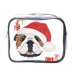 English Bulldog T- Shirt English Bulldog Merry Christmas T- Shirt (4) Mini Toiletries Bag (one Side) by ZUXUMI