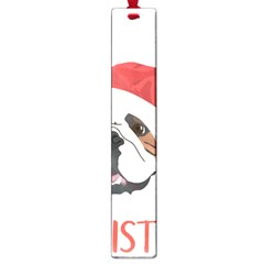 English Bulldog T- Shirt English Bulldog Merry Christmas T- Shirt (4) Large Book Marks by ZUXUMI