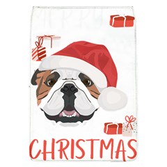 English Bulldog T- Shirt English Bulldog Merry Christmas T- Shirt (4) Removable Flap Cover (l) by ZUXUMI